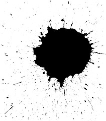 Image showing grunge blood spot for your design
