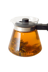 Image showing  teapot with  tea