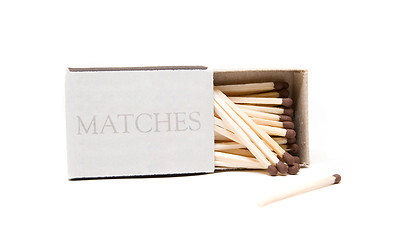 Image showing Matches in opened box