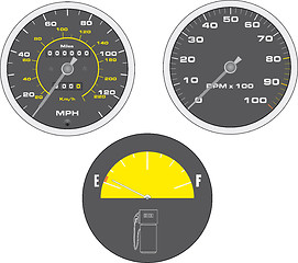 Image showing Speedometer 