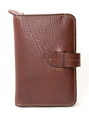 Image showing leather brown purse