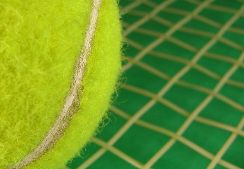 Image showing  Tennis-You can put a text in the left part of the image