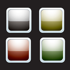 Image showing rounded reflective icons