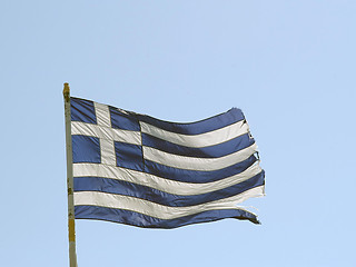 Image showing Greek flag