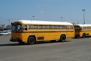 Image showing School-buses in Venice beach, California