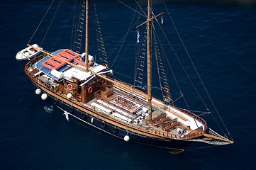 Image showing Vessel in Santorini, Greece