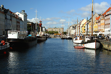 Image showing Nyhavn - Copenhagen, Denmark