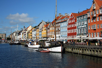 Image showing Nyhavn - Copenhagen, Denmark