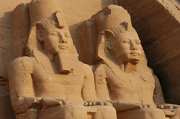 Image showing Abu Simbel colossus