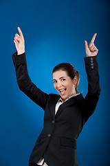 Image showing Happy businesswoman