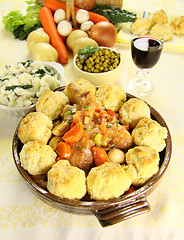 Image showing Chicken And Dumpling Casserole