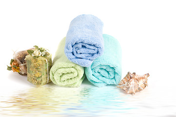 Image showing Spa accessories