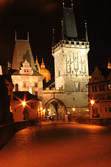 Image showing Prague in the night