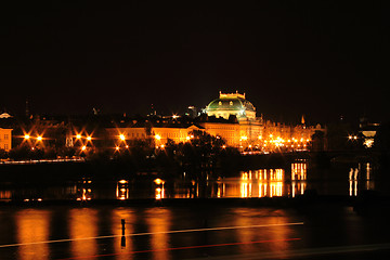 Image showing Prague in the night