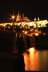 Image showing Prague in the night