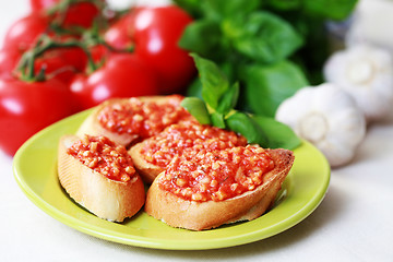 Image showing bruschetta