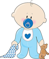 Image showing Baby Soother Boy