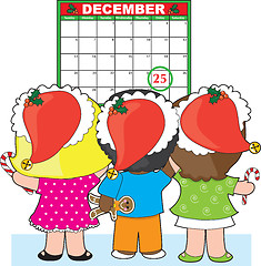 Image showing Kids Christmas Calendar