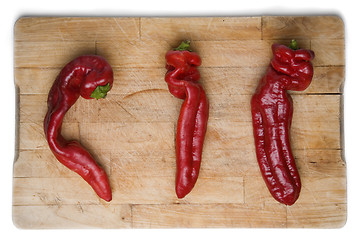 Image showing Three Chilis