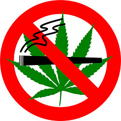 Image showing No Cannabis