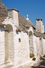 Image showing Glimpse of Alberobello