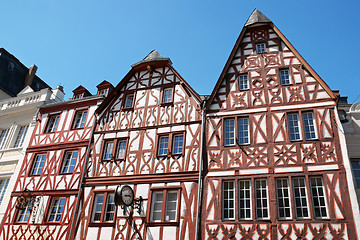 Image showing Half-timbered houses in Trier