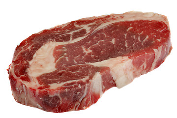 Image showing Red meat isolated on white