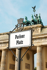 Image showing Pariser Platz, Berlin