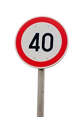 Image showing Speed limit