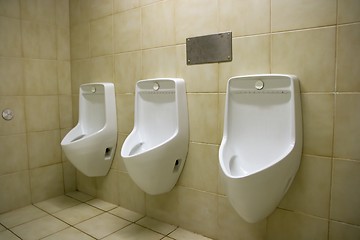 Image showing Urinals