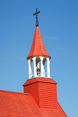 Image showing Old church of Tadoussac