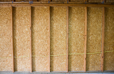 Image showing Plywood Wall