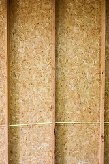 Image showing Plywood Wall