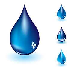 Image showing water droplet four