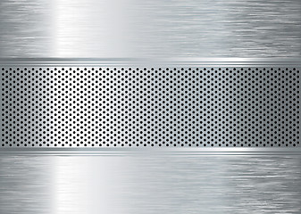 Image showing gratted metal brushed