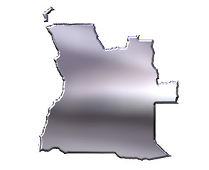 Image showing Angola 3D Silver Map