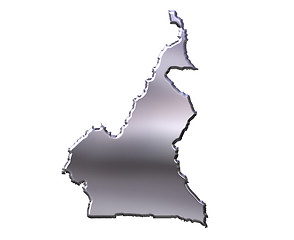 Image showing Cameroon 3D Silver Map