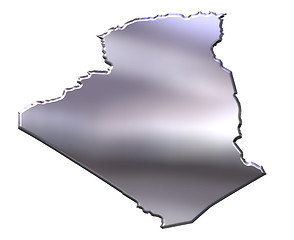 Image showing Algeria 3D Silver Map