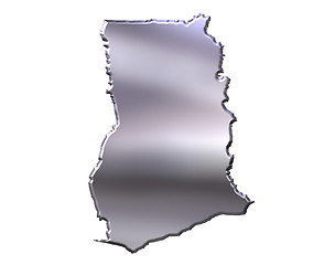 Image showing Ghana 3D Silver Map