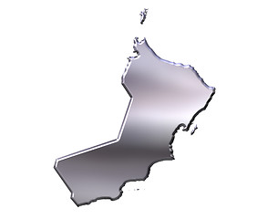 Image showing Oman 3D Silver Map