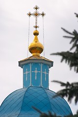 Image showing Cross by Belltower