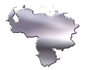 Image showing Venezuela 3D Silver Map