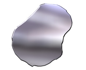 Image showing Nauru 3D Silver Map