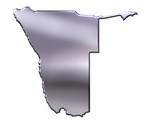 Image showing Namibia 3D Silver Map
