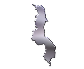 Image showing Malawi 3D Silver Map