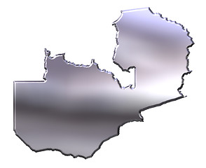 Image showing Zambia 3D Silver Map