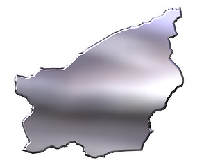 Image showing San Marino 3D Silver Map