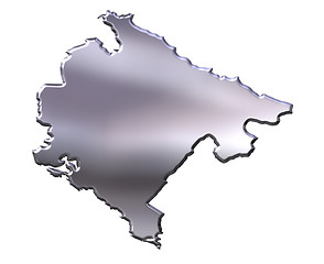 Image showing Montenegro 3D Silver Map