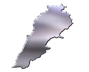 Image showing Lebanon 3D Silver Map