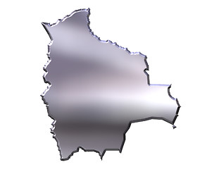 Image showing Bolivia 3D Silver Map